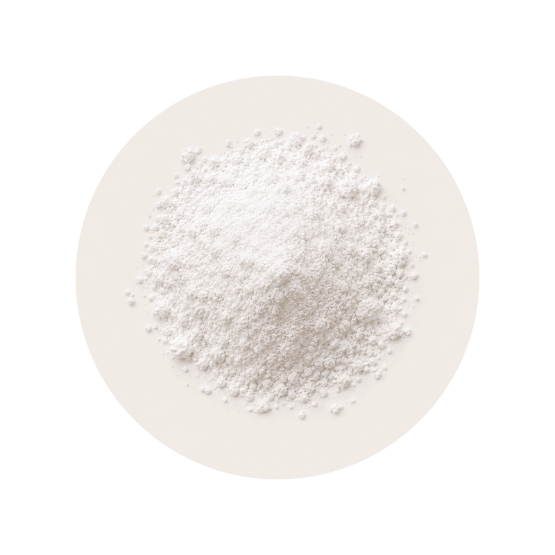Resveratrol ingredient close-up on a cream circular background