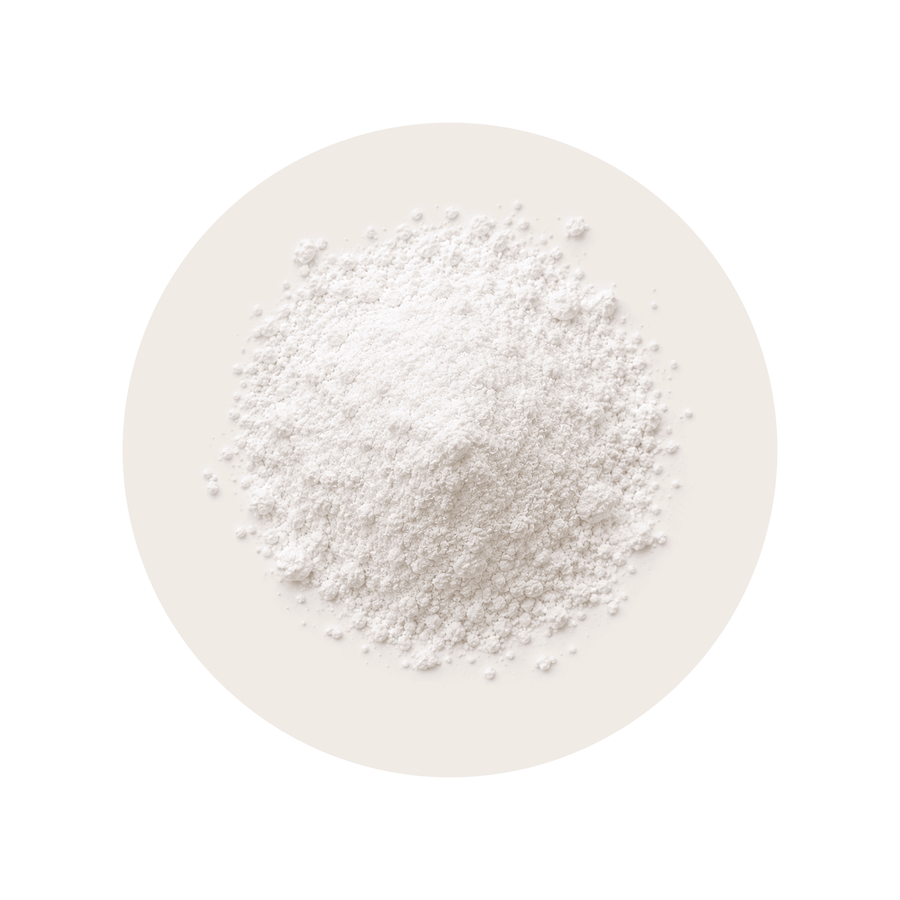 Resveratrol ingredient close-up on a cream circular background