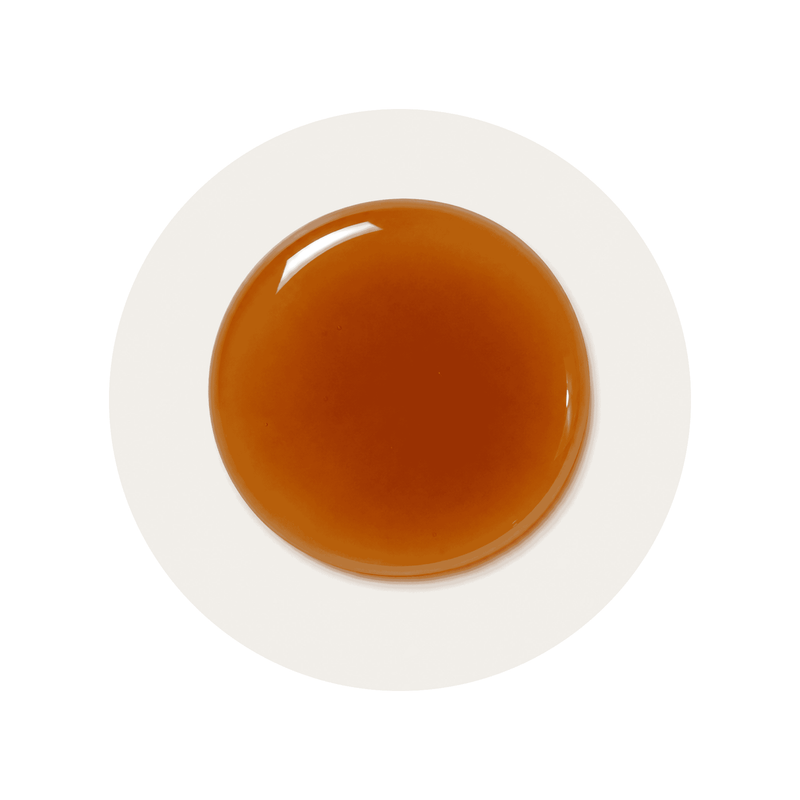 Valerian Extract ingredient close-up on a cream circular background